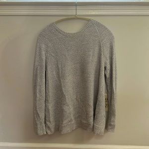 Grey LOFT sweater L. FREE SHIPPING